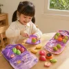 Purple Fruit Cutting Fun Toy Set, a children's educational puzzle and fun game, safe and non-toxic, suitable for young children to play details Picture